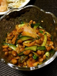 パワーつまみ♪「海老入りキムチ納豆」-レシピのメイン写真