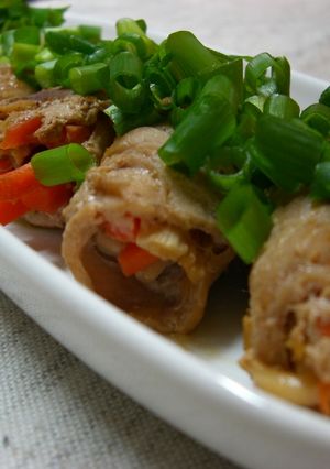 ★野菜も摂れる♪しょうが焼きまきまき★-レシピのメイン写真