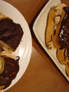 カフェモカエクレア-レシピのメイン写真