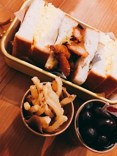 卵サンドと海老フライサンド-レシピのメイン写真