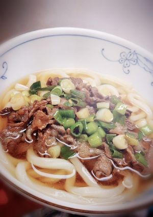 ウチの肉うどん-レシピのメイン写真