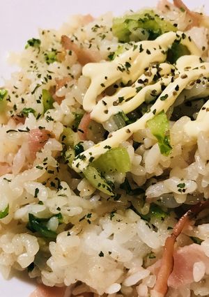 イタメシ☆ベーコン＆レタス炒めマヨ添-レシピのメイン写真