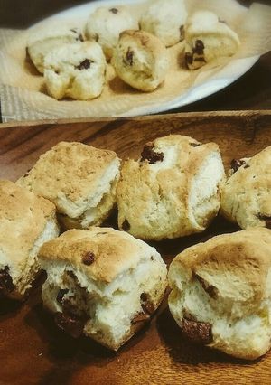 油ゼロ豆乳スコーン♡チョコ-レシピのメイン写真