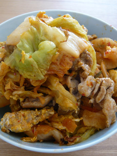 玉子でまろやか☆豚キムチ丼-レシピのメイン写真
