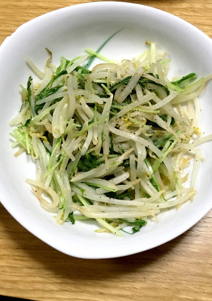 もやしと水菜のレモン炒め-レシピのメイン写真
