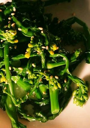 菜の花のガーリック中華ナムル-レシピのメイン写真