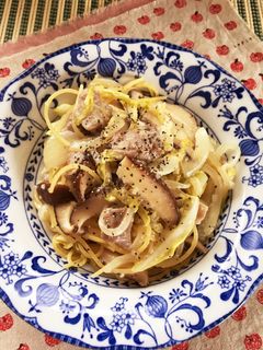 酢キャベツと塩麹漬け豚肉のスパゲティ-レシピのメイン写真