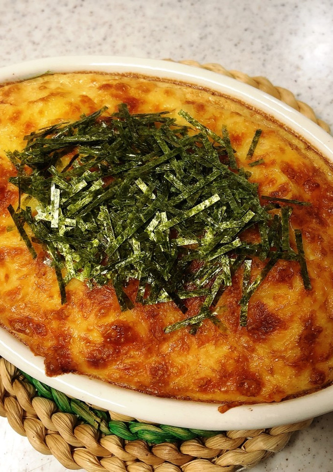 長芋とろろのチーズ焼き②簡単たらこ味-レシピのメイン写真