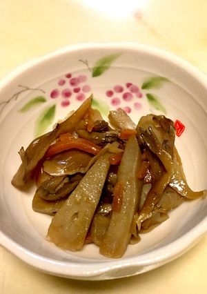 レンコンと舞茸のきんぴら お弁当作り置き-レシピのメイン写真