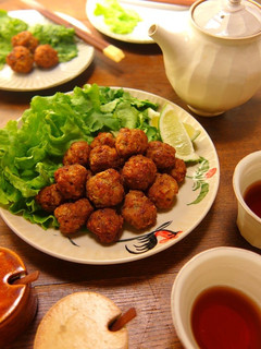 エスニック風レンコン入りコロコロ肉団子-レシピのメイン写真
