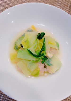 白菜と鱈の生姜煮-レシピのメイン写真