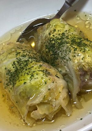 キャベツ半玉消費☆簡単ロールキャベツ-レシピのメイン写真