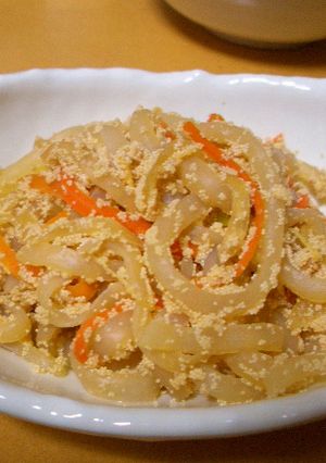 食感が良い！生たらこ＆つきこんにゃく煮物-レシピのメイン写真