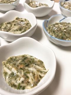 長芋とあかもく(ぎばさ)和え-レシピのメイン写真