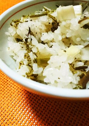 わらびとたけのこの炊き込みご飯-レシピのメイン写真