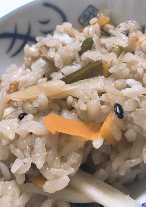 自分用レシピ⋆白身魚の炊き込みご飯-レシピのメイン写真
