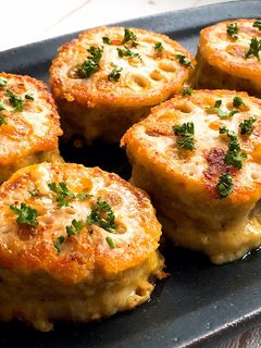 チーズカレーつくねれんこん挟み焼き-レシピのメイン写真