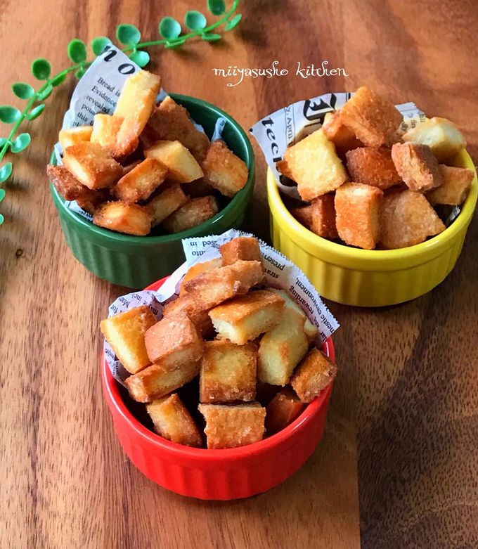 節約？手作り食パンでパン耳ラスク-レシピのメイン写真