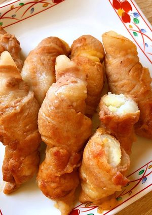 薄切り豚肉のマッシュポテト巻き！-レシピのメイン写真
