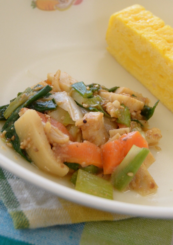 春の学校給食✿筍の酢味噌和え-レシピのメイン写真
