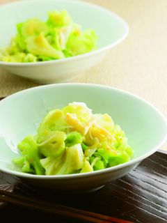 春キャベツとセロリの酢みそ和え-レシピのメイン写真