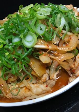 5分で出来る豚キムチ( ˙Ꙫ˙ )-レシピのメイン写真