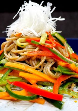 野菜たっぷりそばサラダ-レシピのメイン写真