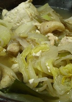 野菜たっぷり鶏味噌鍋-レシピのメイン写真
