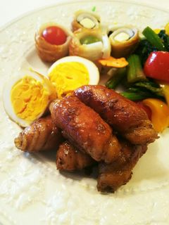 お弁当用 豚肉巻きの甘辛煮-レシピのメイン写真