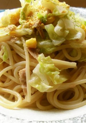 春キャベツのツナコーン♪パスタ-レシピのメイン写真