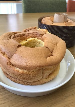 三温糖で作るふわふわシフォンケーキ-レシピのメイン写真