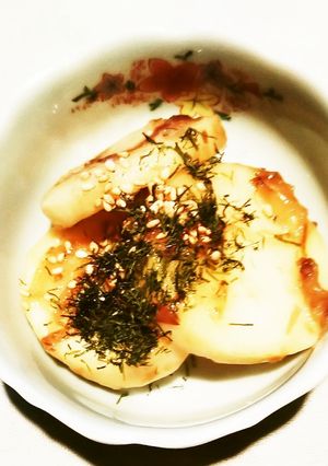 おつまみに！長芋の煮物、ごま油風味-レシピのメイン写真