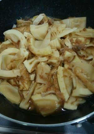 タケノコと油揚げの煮物-レシピのメイン写真