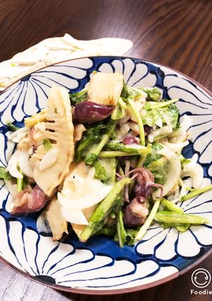 筍とホタルイカ新玉ねぎの春サラダ-レシピのメイン写真