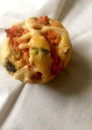 おからパウダーと米粉で明太子マヨマフィン-レシピのメイン写真