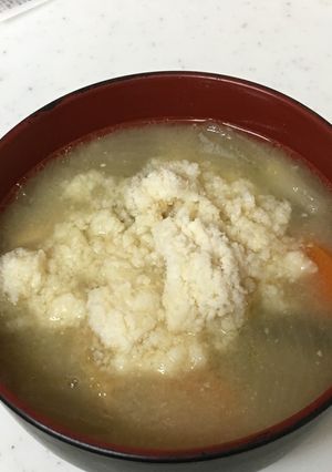 ダイエットにも。おからでカサ増し味噌汁-レシピのメイン写真