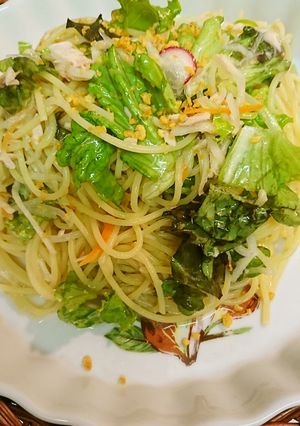 ナンプラー・ドレッシングサラダパスタ-レシピのメイン写真