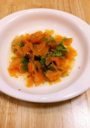 【離乳食】人参と白菜のごまあえ-レシピのメイン写真