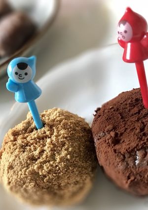 材料３つ♡いもチョコ団子♪安心おやつ-レシピのメイン写真