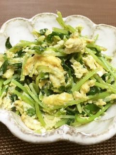 ベジ♪豆苗と卵のマヨ炒め-レシピのメイン写真