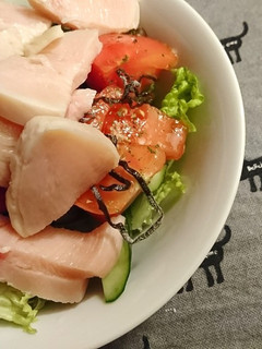 茹で鶏の塩昆布サラダ-レシピのメイン写真