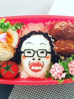 キャラ弁*野性爆弾くっきー*柴田理恵"笑-レシピのメイン写真