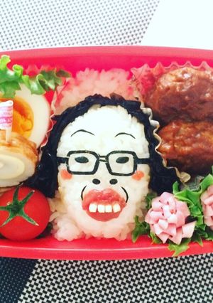 キャラ弁＊野性爆弾くっきー＊柴田理恵"笑-レシピのメイン写真