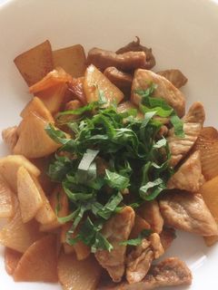 豚肉と大根のオイスターソース炒め^_^-レシピのメイン写真