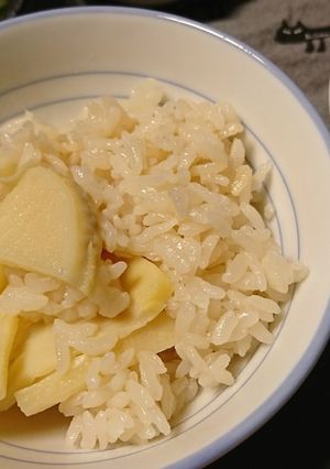 白だし1本で！かんたんタケノコごはん-レシピのメイン写真