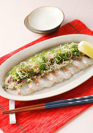 薬味たっぷり！いずみ鯛のうまうま和サラダ-レシピのメイン写真