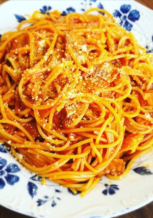 ★お鍋１つ簡単野菜ジュースパスタ★-レシピのメイン写真