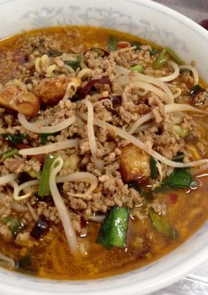 スタミナ増し挽肉野菜入り辛ラーメン-レシピのメイン写真