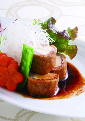 豆腐の梅肉ポーク巻-レシピのメイン写真