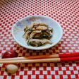 干し椎茸の胡麻和え